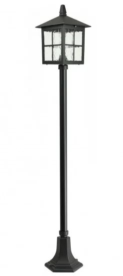 New SU-MA Wegeleuchte BAARLE Schwarz IP43 Aluminium 156cm