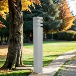 SU-MA Wegeleuchte BERINGEN 75cm Modern eckig IP54 E27 in* Moderne Außenleuchten|Wegeleuchten