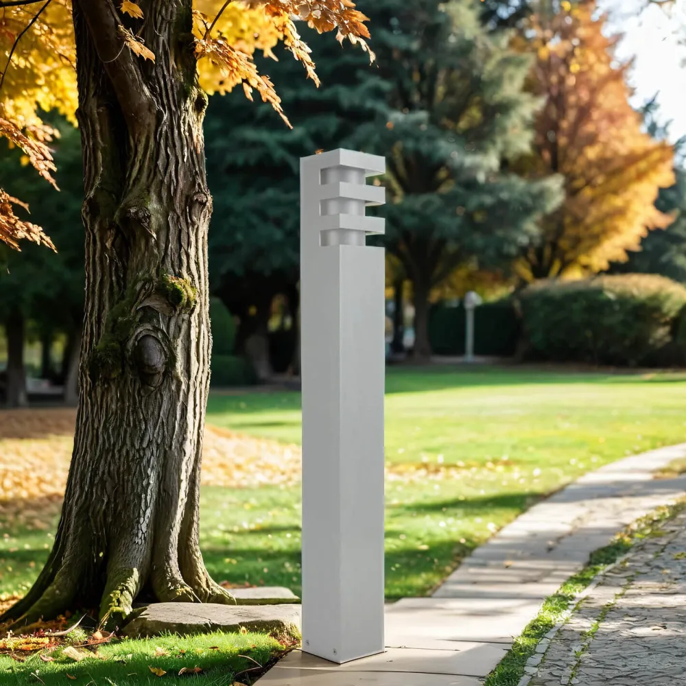 SU-MA Wegeleuchte BERINGEN 75cm Modern eckig IP54 E27 in* Moderne Außenleuchten|Wegeleuchten