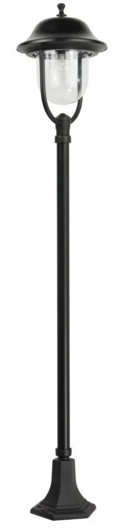 SU-MA Wegeleuchte 167cm Rustikal E27 IP43 Schwarz* Außenleuchten Antik|Gartenlaternen