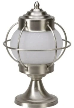 Lido Wegeleuchte Echt-Messing Glas 30 cm hoch IP43 E27* Gartenlaternen|Messinglampen