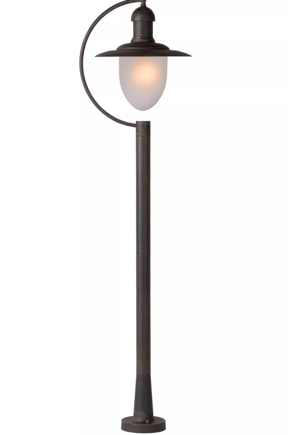 Wegeleuchte Glas Metall Rostbraun IP44 Garten 110 cm* Industrie Lampen|Vintage Lampen