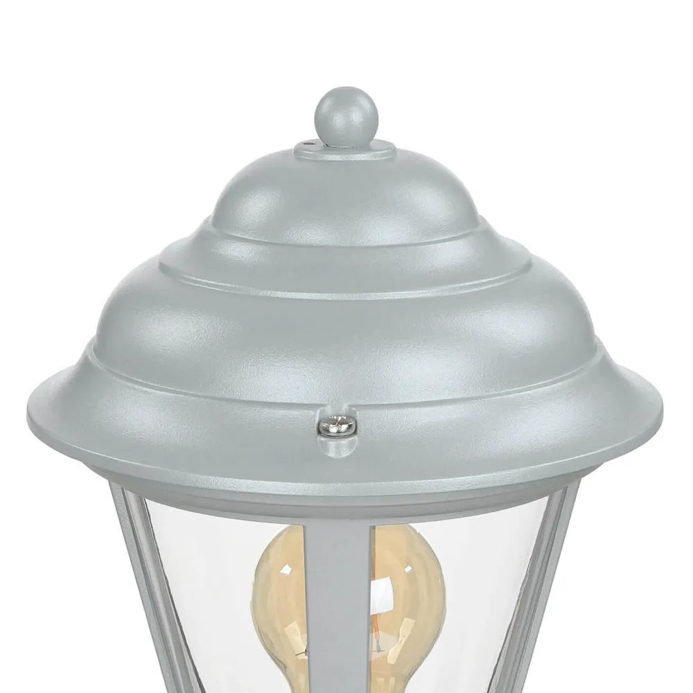 Lido Wegeleuchte Messing in Grau 100 cm E27 Rustikal E27* Rustikale Lampen|Messinglampen