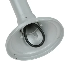 Lido Wegeleuchte Messing in Grau 100 cm E27 Rustikal E27* Rustikale Lampen|Messinglampen