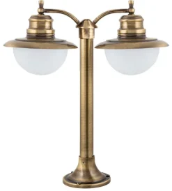 Lido Wegeleuchte PELLA Messing Garten rostfrei Premium* Außenleuchten Antik|Rustikale Außenleuchten