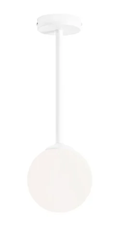 ALDEX Weiße Deckenleuchte Glas Kugel E14 B:14 cm rund blendarm