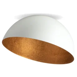 Sigma Weiße Deckenleuchte Innen Kupfer Metall rund Ø90 cm E27* Deckenleuchten|Schlafzimmer Lampen