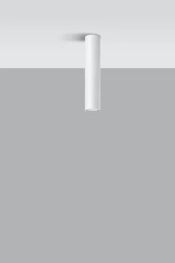 Sale Sollux Weiße Deckenleuchte LUTATIA Ø6cm H:30cm GU10 Metall