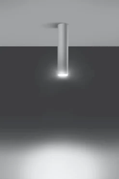 Sale Sollux Weiße Deckenleuchte LUTATIA Ø6cm H:30cm GU10 Metall