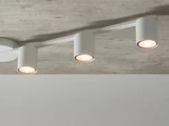 Sigma Weiße Deckenleuchte Weiß Metall GU10 110 cm länglich* Deckenleuchten|Flurlampen