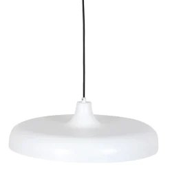 New Steinhauer Weiße Hängelampe Metall Ø50 cm rund E27 Modernes Design