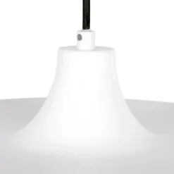 New Steinhauer Weiße Hängelampe Metall Ø50 cm rund E27 Modernes Design