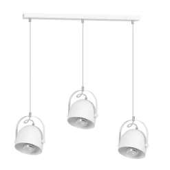 New Emibig Weiße Hängelampe verstellbare Schirme Esstisch