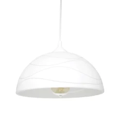 Hot Lamkur Weiße Pendelleuchte Esstisch Glas Wohnzimmer