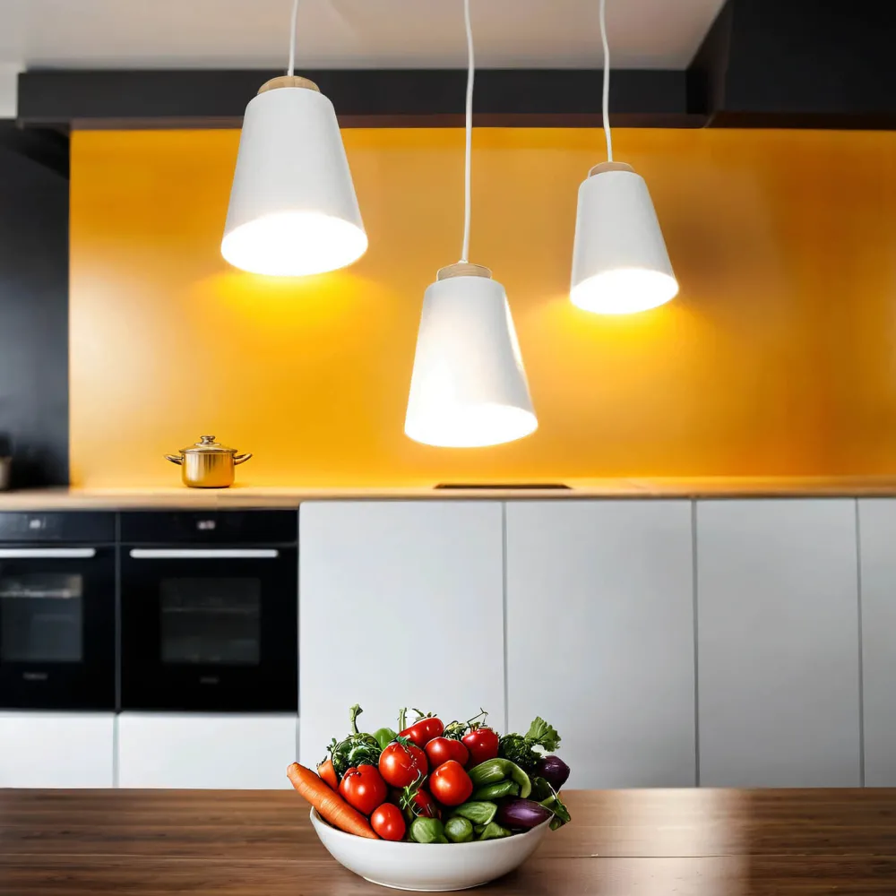 Online Emibig Weiße Pendelleuchte Nordic Design ROGER