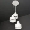 Sigma Weiße Pendelleuchte Retro Schirmform* Hängelampen|Retro Lampen