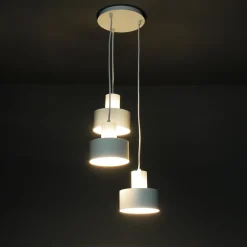 Sigma Weiße Pendelleuchte Retro Schirmform* Hängelampen|Retro Lampen