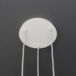 Sigma Weiße Pendelleuchte Retro Schirmform* Hängelampen|Retro Lampen