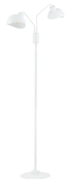 Sigma Weiße Stehlampe 2-flammig Metall Lesen 164 cm stylisch* Moderne Lampen|Designerlampen