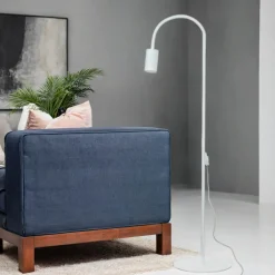 Nowodvorski Weiße Stehleuchte Metall 153 cm flexibel* Moderne Lampen|Wohnzimmerlampen