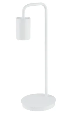 Sigma Weiße Tischlampe Metall Lesen 46 cm GU10 minimalistisch* Moderne Lampen|Wohnzimmerlampen