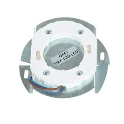 Nowodvorski Weißer Deckenspot blendarm GX53 wohnlich JAMEY* Küchenlampen|Spots