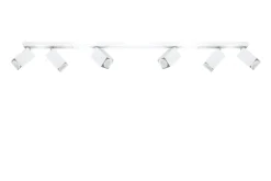 Sollux Weißer Deckenstrahler FALERIA 120 cm lang 6x GU10* Deckenleuchten|Flurlampen