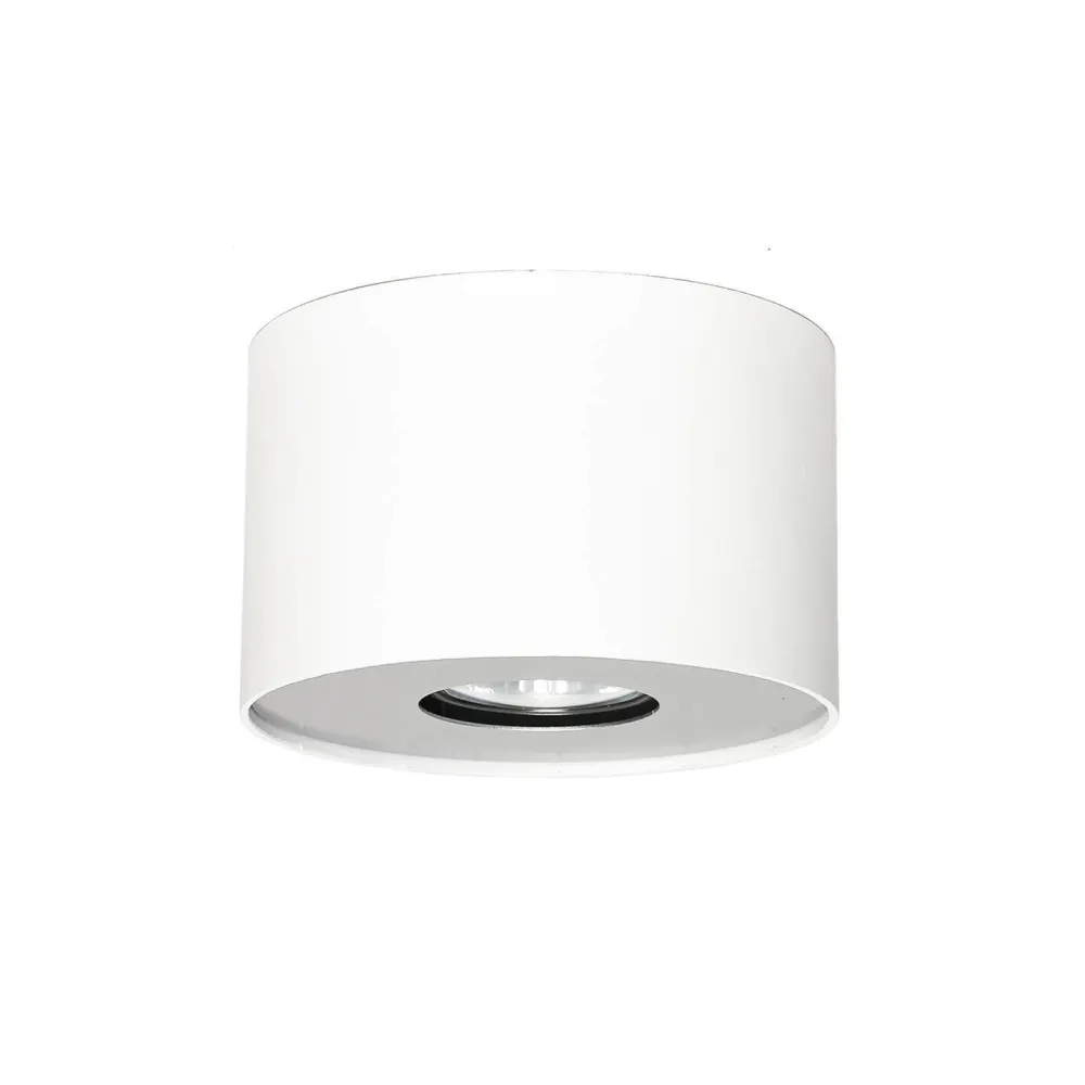 Clearance Nowodvorski Weißer Deckenstrahler POINT Ø13cm H:9cm GU10 Modern