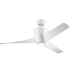 Elstead Weißer Deckenventilator mit Beleuchtung LED dimmbar Ø142cm* Deckenleuchten