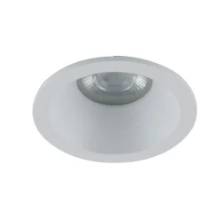 TK Lighting Weißer Einbaustrahler IP65 Metall Glas Ø8,5 cm rund* Metall Lampen|Moderne Außenleuchten