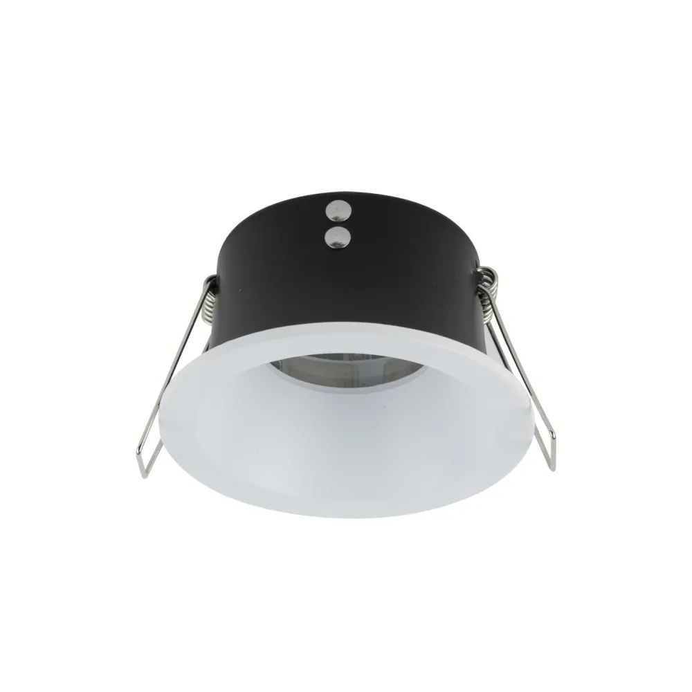 TK Lighting Weißer Einbaustrahler IP65 Metall Glas Ø8,5 cm rund* Metall Lampen|Moderne Außenleuchten