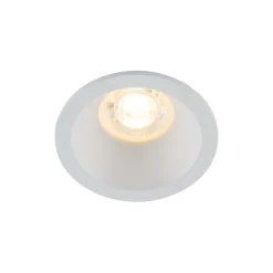 TK Lighting Weißer Einbaustrahler IP65 Metall Glas Ø8,5 cm rund* Metall Lampen|Moderne Außenleuchten