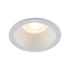 TK Lighting Weißer Einbaustrahler IP65 Metall Glas Ø8,5 cm rund* Metall Lampen|Moderne Außenleuchten