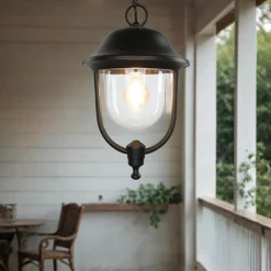 SU-MA Wetterfeste Hängelampe außen IP43 Rustikal E27* Metall Lampen|Rustikale Lampen