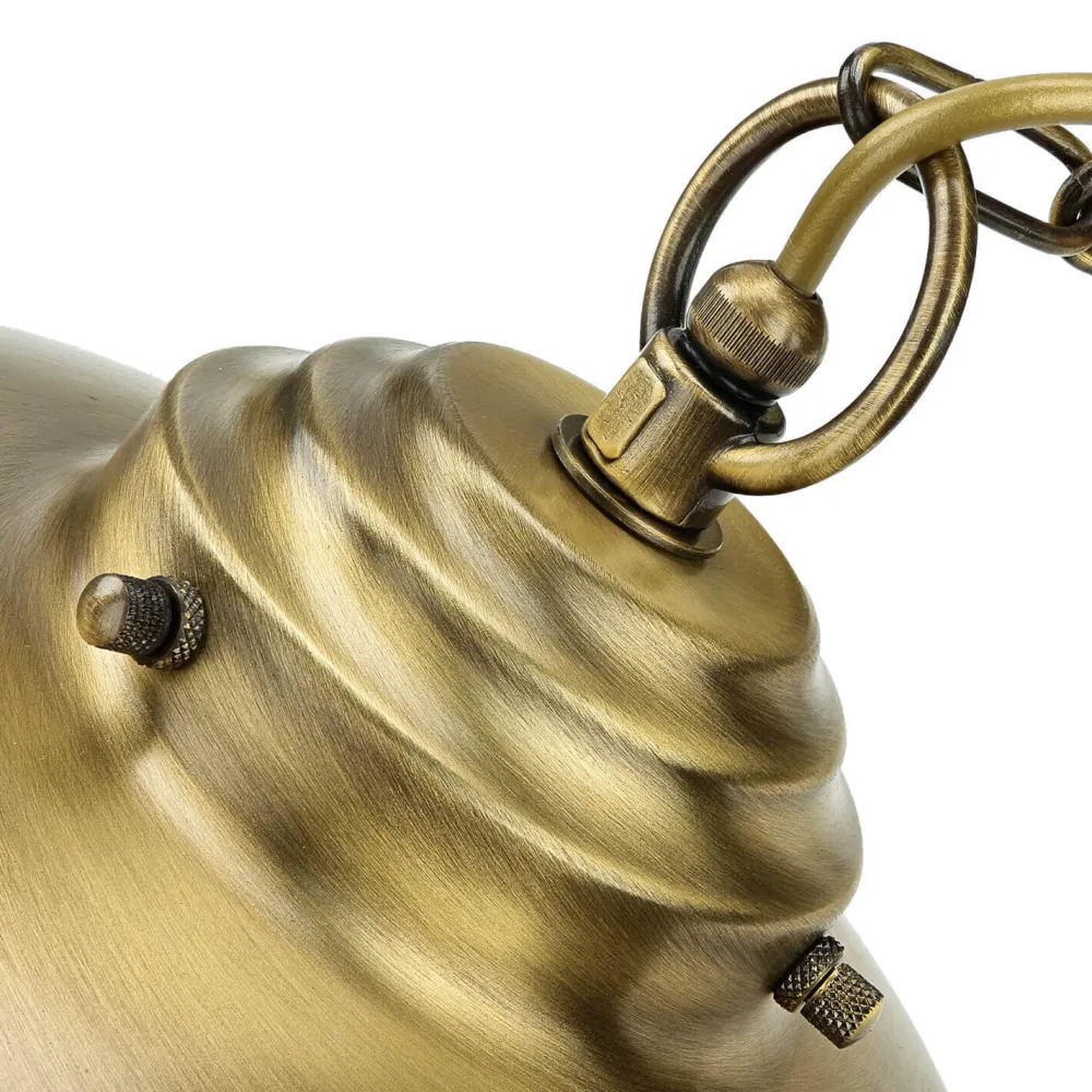 Lido Wetterfeste Hängelampe KAVALA Messing Maritim IP54* Metall Lampen|Messinglampen