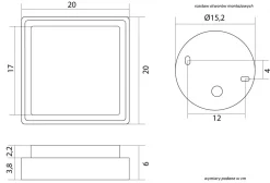 SU-MA Wetterfeste LED Wandleuchte Aluminium IP65 18 W B:20 cm* Metall Lampen|Led Außenleuchten