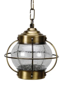 Lido Wetterfeste Pendelleuchte PATRAS Messing Maritim