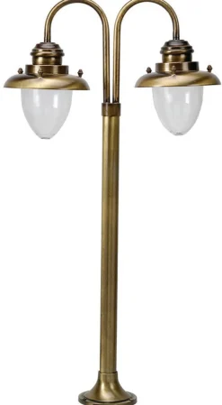 Lido Wetterfeste Stehlampe MARIOS Messing Maritim H:85cm* Außenleuchten Antik|Außenleuchten Messing