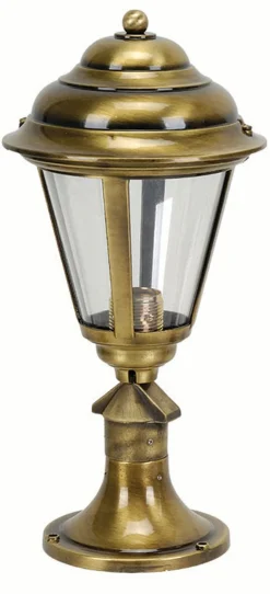 Lido Wetterfeste Stehleuchte LAMIA Messing Rustikal H:40cm* Außenleuchten Antik|Rustikale Außenleuchten