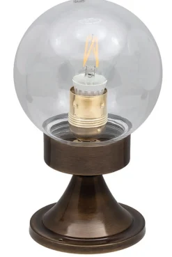 Lido Wetterfeste Stehleuchte VERIA Messing antik rund* Außenleuchten Antik|Außenleuchten Messing