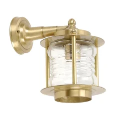 Best Lido Wetterfeste Wandlampe MYKO Messing Maritim Hof Haus