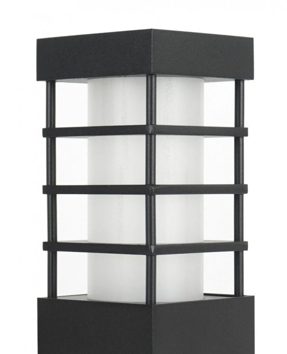 SU-MA Wetterfeste Wandlampe Schwarz eckig IP54 E27