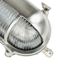 Lido Wetterfeste Wandlampe SKIATHOS Nickel Maritim IP64* Rustikale Lampen|Metall Lampen