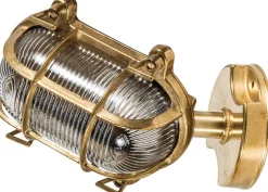 Sale Lido Wetterfeste Wandlampe SKIATHOS Messing Maritim IP64