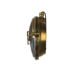 Lido Wetterfeste Wandleuchte KARPAHTOS Messing Glas IP64