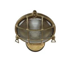 Hot Lido Wetterfeste Wandleuchte SERIFOS Messing Maritim IP64