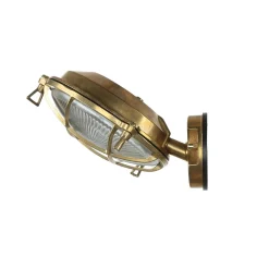 Hot Lido Wetterfeste Wandleuchte SERIFOS Messing Maritim IP64