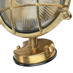 Hot Lido Wetterfeste Wandleuchte SERIFOS Messing Maritim IP64