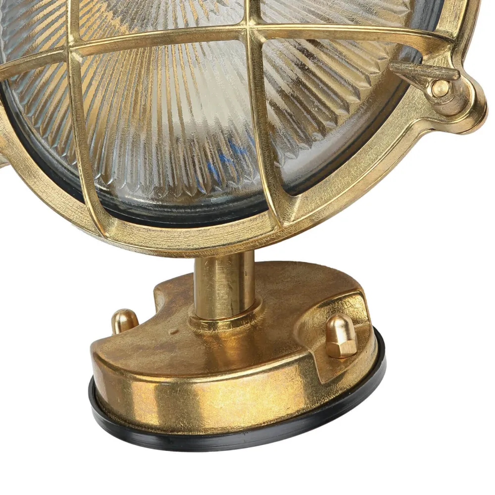 Hot Lido Wetterfeste Wandleuchte SERIFOS Messing Maritim IP64