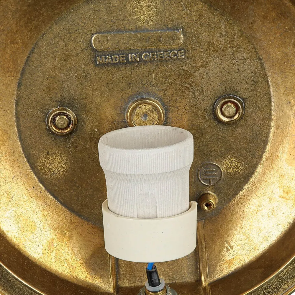 Hot Lido Wetterfeste Wandleuchte SERIFOS Messing Maritim IP64